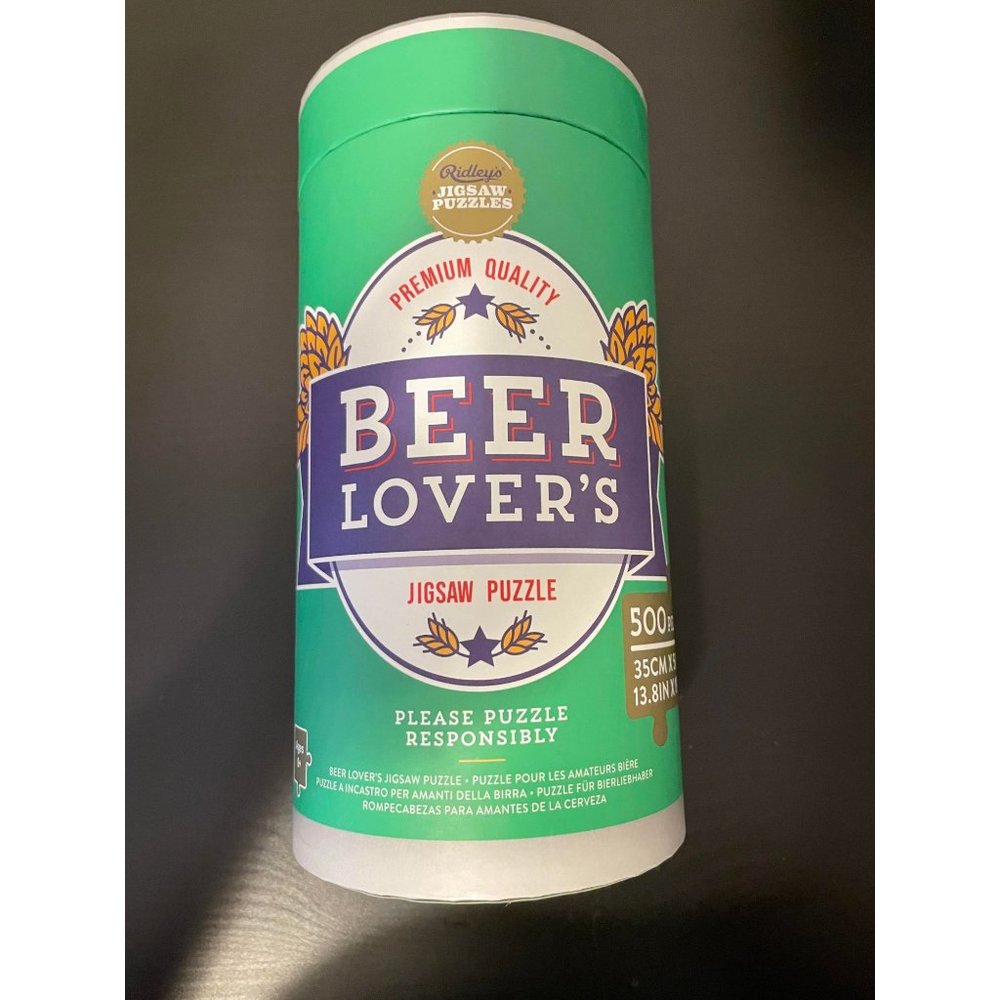 NWT- Beer Lover's 500 Piece Jigsaw Puzzle